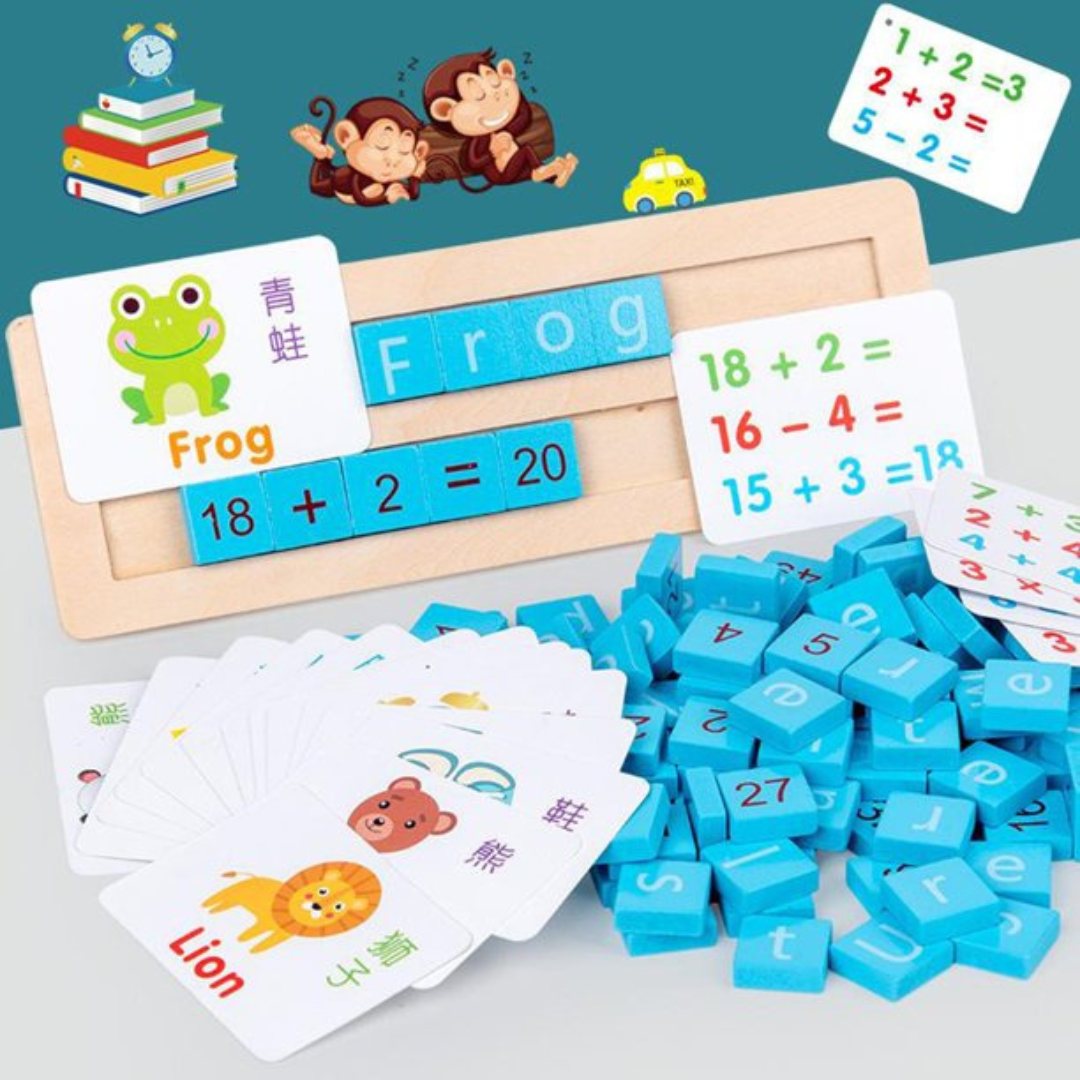 Alphanumeric teaching aid - 108pc